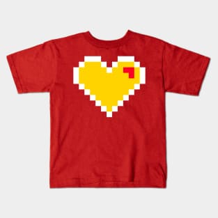 Flash 8bits fanart heart Kids T-Shirt